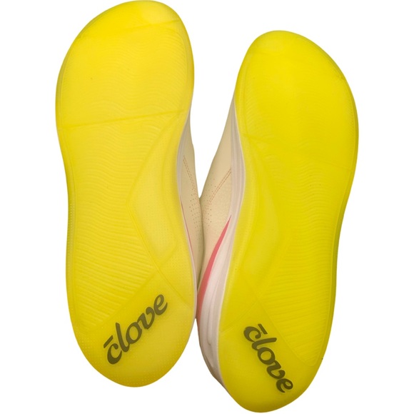 Clove Nurse Shoes Women’s Size 12.5 Nursing Sneakers Pink Lemonade EUC Yellow - Picture 11 of 11